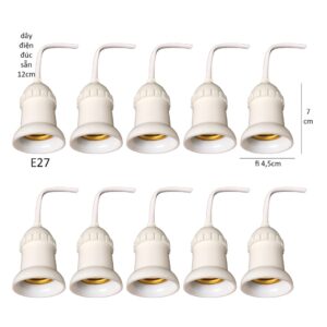 thông số chi tiết đèn đúc liền dây 12cm